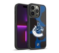 Head Case Designs Officially Licensed NHL Cow Pattern Vancouver Canucks Gel Armour Case [Military Grade Protection] Compatible With Apple iPhone 14 Pro