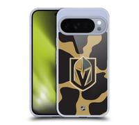 Head Case Designs Officially Licensed NHL Cow Pattern Vegas Golden Knights Gel Case [Military Grade Protection] Compatible with Google Pixel 10 Pro XL and Compatible with MagSafe