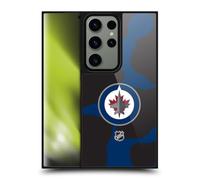 Head Case Designs Officially Licensed NHL Cow Pattern Winnipeg Jets Gel Armour Case [Military Grade Protection] Compatible With Samsung Galaxy S24 Ultra 5G