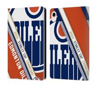 Head Case Designs Officially Licensed NHL Edmonton Oilers Oversized 2024 Stanley Cup Champions Leather Wallet Case Compatible With Apple iPad mini (2021/2024)