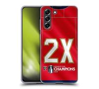 Head Case Designs Officially Licensed NHL Florida Panthers Jersey 2025 Stanley Cup Champions Gel Case [Military Grade Protection] Compatible with Samsung Galaxy S21 FE 5G and Compatible with MagSafe