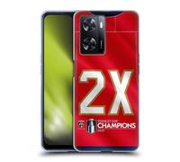 Head Case Designs Officially Licensed NHL Florida Panthers Jersey 2025 Stanley Cup Champions Gel Case [Military Grade Protection] Compatible With Oppo A57s
