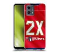 Head Case Designs Officially Licensed NHL Florida Panthers Jersey 2025 Stanley Cup Champions Gel Case [Military Grade Protection] Compatible With Motorola Moto G (2023)