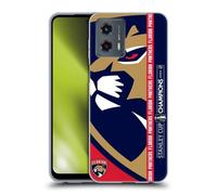 Head Case Designs Officially Licensed NHL Florida Panthers Oversized 2025 Stanley Cup Champions Gel Case [Military Grade Protection] Compatible With Motorola Moto G (2023)