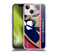 Head Case Designs Officially Licensed NHL Florida Panthers Oversized 2025 Stanley Cup Champions Gel Case [Military Grade Protection] Compatible with Apple iPhone 13 Mini and Compatible with MagSafe