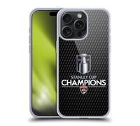 Head Case Designs Officially Licensed NHL Florida Panthers Puck Pattern 2024 Stanley Cup Champions Gel Case [Military Grade] Compatible with Apple iPhone 15 Pro Max and Compatible with MagSafe