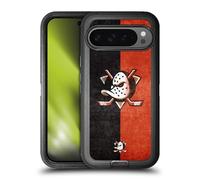 Head Case Designs Officially Licensed NHL Half Distressed Anaheim Ducks Ultra-Armoured Shockproof Case Compatible With Google Pixel 9 Pro XL