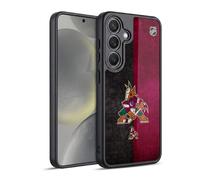 Head Case Designs Officially Licensed NHL Half Distressed Arizona Coyotes Gel Armour Case [Military Grade Protection] Compatible With Samsung Galaxy S24 5G