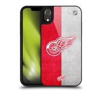 Head Case Designs Officially Licensed NHL Half Distressed Detroit Red Wings Gel Armour Case [Military Grade Protection] Compatible With Apple iPhone XR