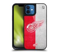 Head Case Designs Officially Licensed NHL Half Distressed Detroit Red Wings Gel Armour Case [Military Grade Protection] Compatible With Apple iPhone 12 / iPhone 12 Pro