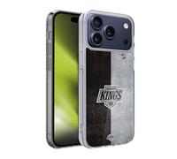 Head Case Designs Officially Licensed NHL Half Distressed Los Angeles Kings Gel Case [Military Grade Protection] Compatible With Apple iPhone 17 Pro
