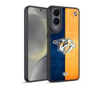 Head Case Designs Officially Licensed NHL Half Distressed Nashville Predators Gel Armour Case [Military Grade Protection] Compatible With Samsung Galaxy S25 Edge