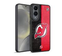 Head Case Designs Officially Licensed NHL Half Distressed New Jersey Devils Gel Armour Case [Military Grade Protection] Compatible With Samsung Galaxy S25 Edge