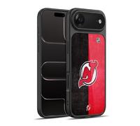 Head Case Designs Officially Licensed NHL Half Distressed New Jersey Devils Gel Armour Case [Military Grade Protection] Compatible With Apple iPhone 17 Air