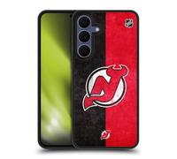 Head Case Designs Officially Licensed NHL Half Distressed New Jersey Devils Gel Armour Case [Military Grade Protection] Compatible With Samsung Galaxy S25 FE