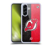 Head Case Designs Officially Licensed NHL Half Distressed New Jersey Devils Gel Case [Military Grade Protection] Compatible With Samsung Galaxy A56 5G