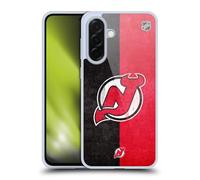 Head Case Designs Officially Licensed NHL Half Distressed New Jersey Devils Gel Case [Military Grade Protection] Compatible With Samsung Galaxy A36 5G
