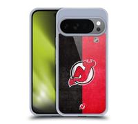 Head Case Designs Officially Licensed NHL Half Distressed New Jersey Devils Gel Case [Military Grade Protection] Compatible with Google Pixel 10 and Compatible with MagSafe