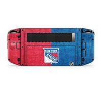 Head Case Designs Officially Licensed NHL Half Distressed New York Rangers Vinyl Sticker Skin Decal Cover Compatible With Lenovo Legion Go