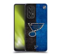 Head Case Designs Officially Licensed NHL Half Distressed St Louis Blues Gel Case [Military Grade Protection] Compatible With Samsung Galaxy A53 5G (2022)
