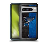 Head Case Designs Officially Licensed NHL Half Distressed St Louis Blues Ultra-Armoured Shockproof Case Compatible With Google Pixel 8 Pro
