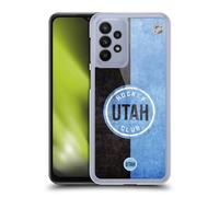 Head Case Designs Officially Licensed NHL Half Distressed Utah Mammoth Hard Back Case Compatible With Samsung Galaxy A23 / 5G (2022)