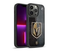 Head Case Designs Officially Licensed NHL Half Distressed Vegas Golden Knights Gel Armour Case [Military Grade Protection] Compatible With Apple iPhone 13 Pro