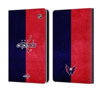 Head Case Designs Officially Licensed NHL Half Distressed Washington Capitals Leather Wallet Case Compatible With Amazon Kindle 11th Gen 6in 2022