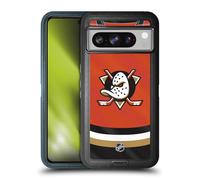 Head Case Designs Officially Licensed NHL Jersey Anaheim Ducks Ultra-Armoured Shockproof Case Compatible With Google Pixel 8 Pro
