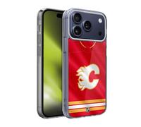 Head Case Designs Officially Licensed NHL Jersey Calgary Flames Gel Case [Military Grade Protection] Compatible With Apple iPhone 17 Pro Max