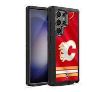 Head Case Designs Officially Licensed NHL Jersey Calgary Flames Ultra-Armoured Shockproof Case [Military Grade Protection] Compatible With Samsung Galaxy S23 Ultra 5G