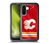 Head Case Designs Officially Licensed NHL Jersey Calgary Flames Ultra-Armoured Shockproof Case [Military Grade Protection] Compatible With Samsung Galaxy A26 5G