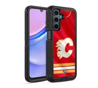 Head Case Designs Officially Licensed NHL Jersey Calgary Flames Ultra-Armoured Shockproof Case [Military Grade Protection] Compatible With Samsung Galaxy A15