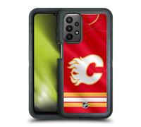 Head Case Designs Officially Licensed NHL Jersey Calgary Flames Ultra-Armoured Shockproof Case [Military Grade Protection] Compatible With Samsung Galaxy A23 / 5G (2022)