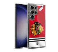 Head Case Designs Officially Licensed NHL Jersey Chicago Blackhawks Gel Case [Military Grade Protection] Compatible with Samsung Galaxy S23 Ultra 5G and Compatible with MagSafe
