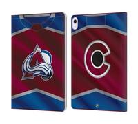 Head Case Designs Officially Licensed NHL Jersey Colorado Avalanche Leather Wallet Case Compatible With Apple iPad Air 13 2024/2025