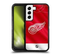 Head Case Designs Officially Licensed NHL Jersey Detroit Red Wings Ultra-Armoured Shockproof Case Compatible With Samsung Galaxy S22 5G