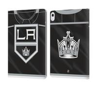 Head Case Designs Officially Licensed NHL Jersey Los Angeles Kings Leather Wallet Case Compatible With Apple iPad Air 13 2024/2025