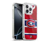 Head Case Designs Officially Licensed NHL Jersey Montreal Canadiens Gel Case [Military Grade Protection] Compatible with Apple iPhone 16 Pro and Compatible with MagSafe