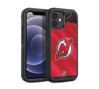 Head Case Designs Officially Licensed NHL Jersey New Jersey Devils Ultra-Armoured Shockproof Case [Military Grade Protection] Compatible With Apple iPhone 12 / iPhone 12 Pro