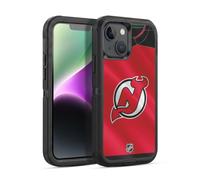 Head Case Designs Officially Licensed NHL Jersey New Jersey Devils Ultra-Armoured Shockproof Case [Military Grade Protection] Compatible With Apple iPhone 14