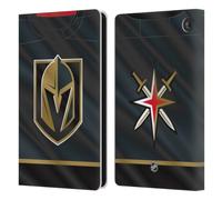 Head Case Designs Officially Licensed NHL Jersey Vegas Golden Knights Leather Wallet Case Compatible With Amazon Fire 7 2022