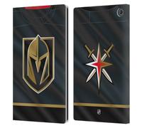 Head Case Designs Officially Licensed NHL Jersey Vegas Golden Knights Leather Wallet Case Compatible With Amazon Fire Max 11 2023