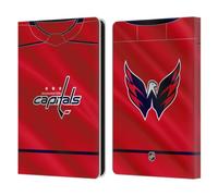 Head Case Designs Officially Licensed NHL Jersey Washington Capitals Leather Wallet Case Compatible With Amazon Kindle Paperwhite 6