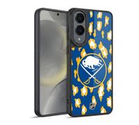 Head Case Designs Officially Licensed NHL Leopard Pattern Buffalo Sabres Gel Armour Case [Military Grade Protection] Compatible With Samsung Galaxy S25 Edge