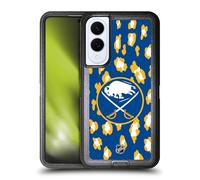 Head Case Designs Officially Licensed NHL Leopard Pattern Buffalo Sabres Ultra-Armoured Shockproof Case [Military Grade Protection] Compatible With Samsung Galaxy S25 Edge