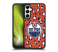Head Case Designs Officially Licensed NHL Leopard Pattern Edmonton Oilers Gel Armour Case [Military Grade Protection] Compatible With Samsung Galaxy A16 5G