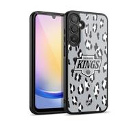 Head Case Designs Officially Licensed NHL Leopard Pattern Los Angeles Kings Gel Armour Case [Military Grade Protection] Compatible With Samsung Galaxy A25 5G