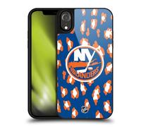 Head Case Designs Officially Licensed NHL Leopard Pattern New York Islanders Gel Armour Case [Military Grade Protection] Compatible With Apple iPhone XR