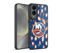 Head Case Designs Officially Licensed NHL Leopard Pattern New York Islanders Gel Armour Case [Military Grade Protection] Compatible With Samsung Galaxy S25 Edge